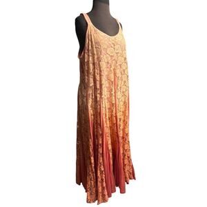 NWT Indigo Thread Co. Festival Boho Fairy Lace Maxi Dress Flowy Cottagecore XL